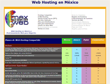 Tablet Screenshot of mexwebspace.com